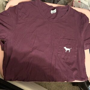 PINK Victoria's Secret Deep Purple Tee